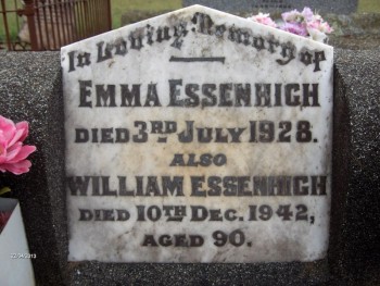 Emma (Emily Elizabeth) ESSENHIGH - Moorngag Cemetery