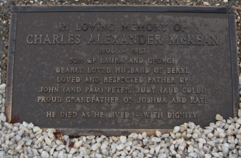Charles Alexander MCKEAN - Moorngag Cemetery