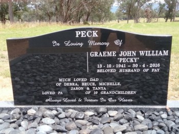 Graeme PECK - Moorngag Cemetery