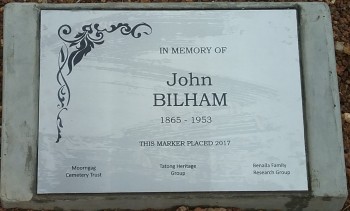 John BILHAM - Moorngag Cemetery