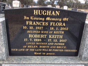 Robert Keith HUGHAN - Moorngag Cemetery