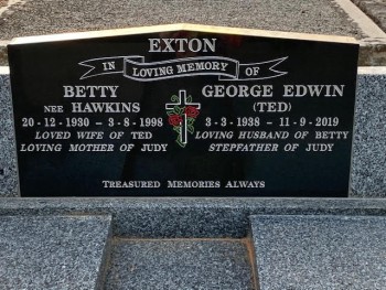 George Edwin (Ted) EXTON - Moorngag Cemetery