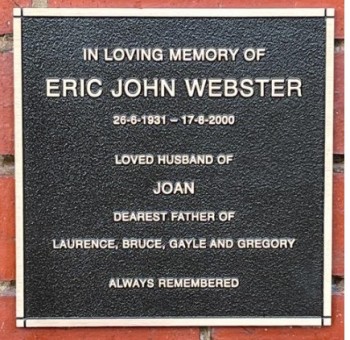 Eric John WEBSTER - Moorngag Cemetery