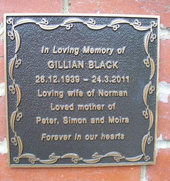 Gillian BLACK - Moorngag Cemetery