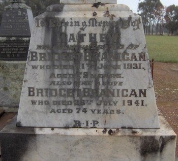Matthew BRANIGAN - Moorngag Cemetery