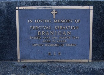 Percival Sebastian BRANIGAN - Moorngag Cemetery