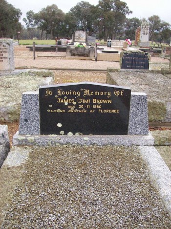 James BROWN - Moorngag Cemetery