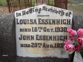Louisa Catherine ESSENHIGH - Moorngag Cemetery