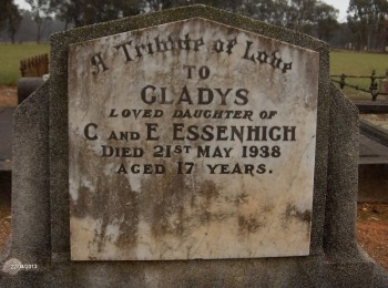 Gladys ESSENHIGH - Moorngag Cemetery