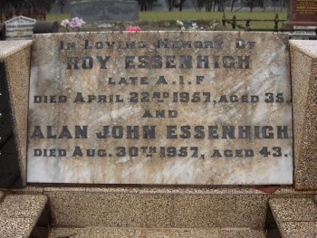 Roy ESSENHIGH - Moorngag Cemetery