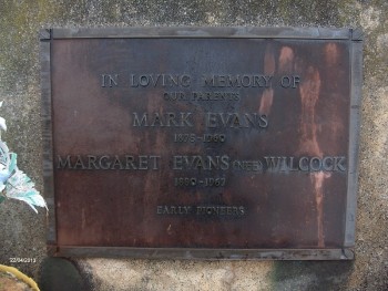 Margaret EVANS - Moorngag Cemetery
