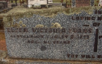 Ellen Victoria EVANS - Moorngag Cemetery