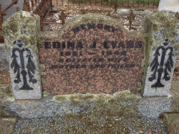 Edina Jessie EVANS - Moorngag Cemetery