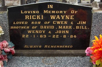 Ricky Wayne FENN - Moorngag Cemetery