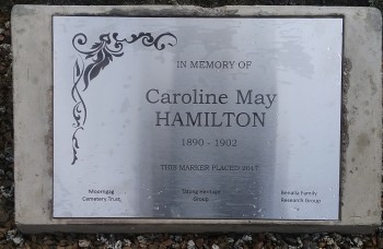 Caroline May HAMILTON - Moorngag Cemetery