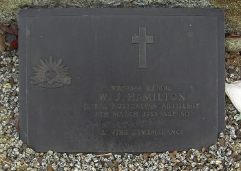 William James HAMILTON - Moorngag Cemetery