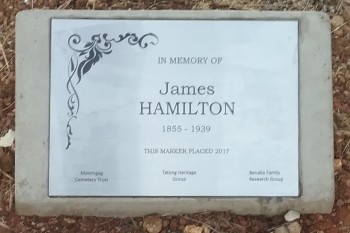 James HAMILTON - Moorngag Cemetery