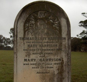 Thomas Henry HARRISON - Moorngag Cemetery