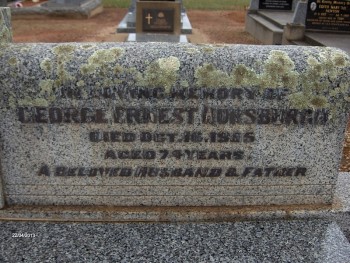 George Ernest HORSBURGH - Moorngag Cemetery