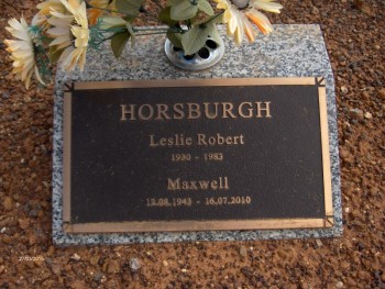 Leslie Robert HORSBURGH - Moorngag Cemetery