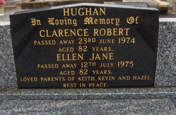 Clarence Robert HUGHAN - Moorngag Cemetery