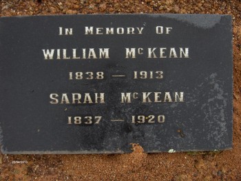 William MCKEAN - Moorngag Cemetery