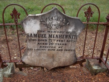 Samuel MENHENNITT - Moorngag Cemetery
