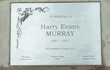 Harry Evans MURRAY - Moorngag Cemetery