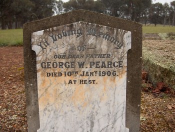 George William PEARCE - Moorngag Cemetery