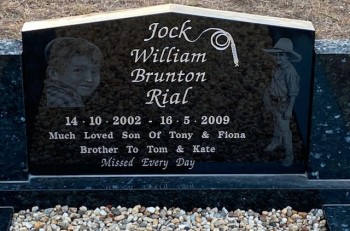Jock William Brunton RIAL - Moorngag Cemetery