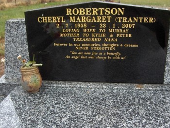 Cheryl Margaret ROBERTSON - Moorngag Cemetery
