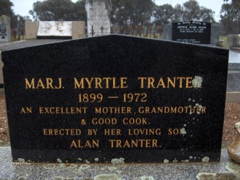Marjory Myrtle TRANTER - Moorngag Cemetery