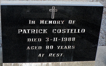 Patrick James COSTELLO - Winton Cemetery