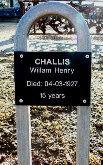 William Henry CHALLIS - Winton Cemetery