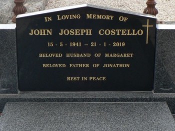 John Joseph COSTELLO - Winton Cemetery