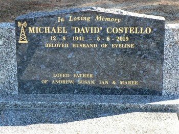 Michael 'David' COSTELLO - Winton Cemetery
