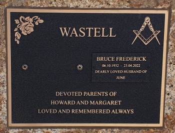 Bruce Frederick WASTELL - Winton Cemetery