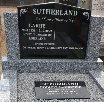 Rodney Laurence SUTHERLAND - Winton Cemetery
