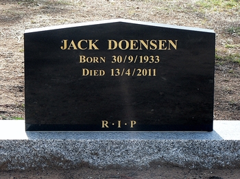 Jacobus 'Jack' DOENSEN - Winton Cemetery