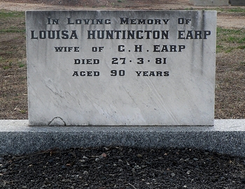 Louisa Huntington EARP - Winton Cemetery