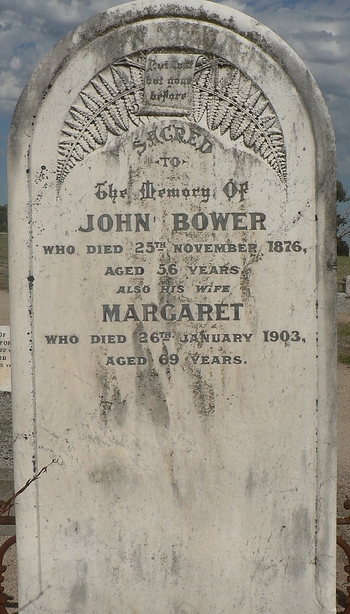 Margaret BOWER - Winton Cemetery