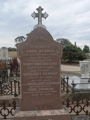 Mary Ann HIGGINS - Winton Cemetery