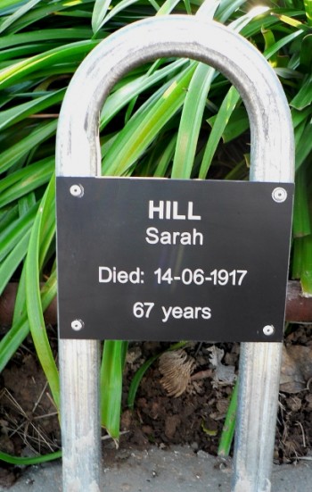 Sarah HILL - Winton Cemetery