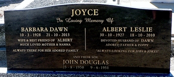 Albert Leslie JOYCE - Winton Cemetery