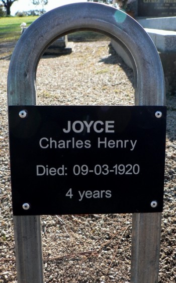 Charles Henry JOYCE - Winton Cemetery