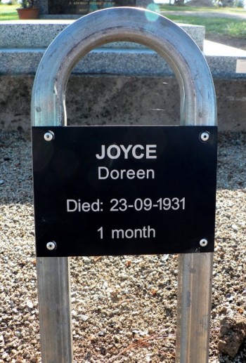 Doreen JOYCE - Winton Cemetery