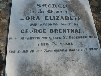 Zora Elizabeth BRENTNALL - Winton Cemetery