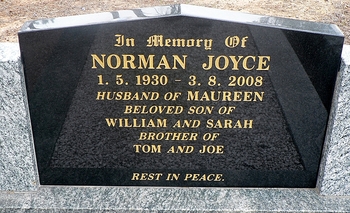 Norman JOYCE - Winton Cemetery