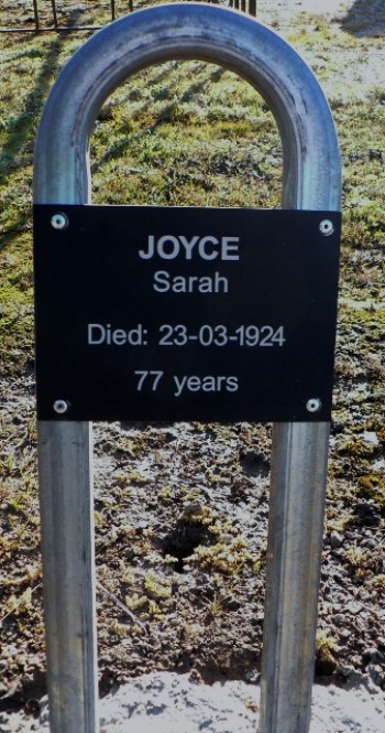 Sarah JOYCE - Winton Cemetery