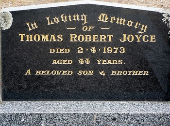 Thomas Robert JOYCE - Winton Cemetery